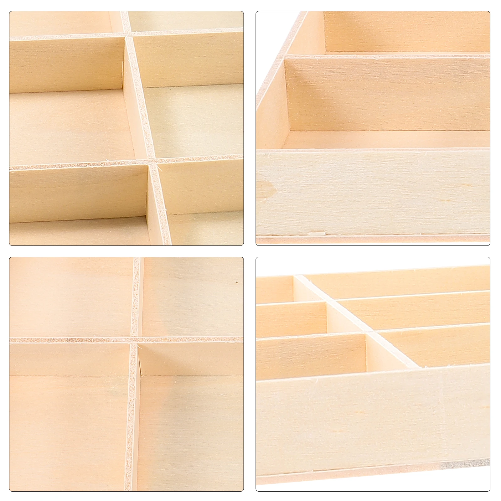 

Creative Wooden Jewelry Storage Tray Organizer Plate Rings Earrings Necklaces Bracelets Keys Trinkets Household Display Wood