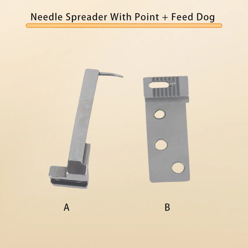 Fork Needle Spreader With Point & Feed Dog For Singer 300U, 300W, 302U, 302W, 320W, Mattress Sewing Machine Parts
