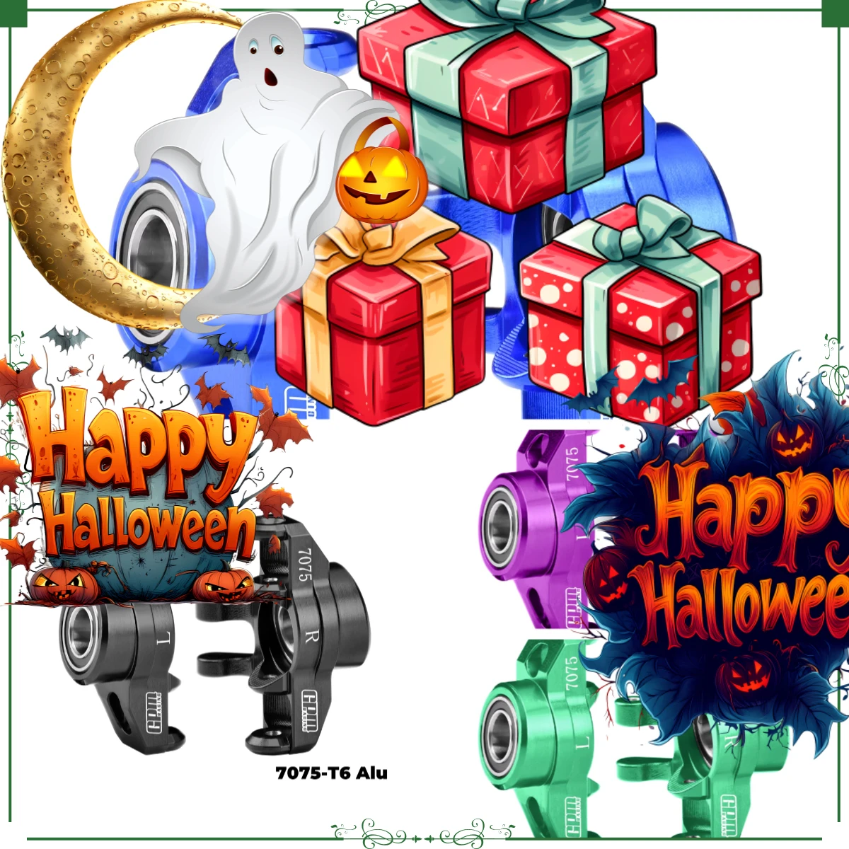 

Алюминиевые передние рулевые кронштейны GPM 7075 с удлиненными подшипниками для радиоуправляемых машин ARRMA 1/18 GRANITE, радиоуправляемые машинки для взрослых