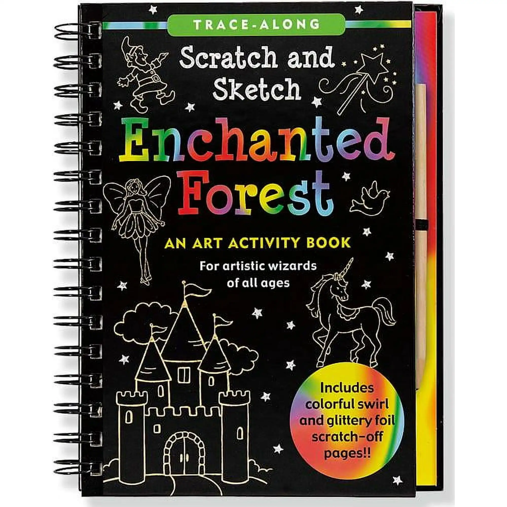 

Scratch & Sketch Enchanted Forest (Trace-Along), (Hardcover)