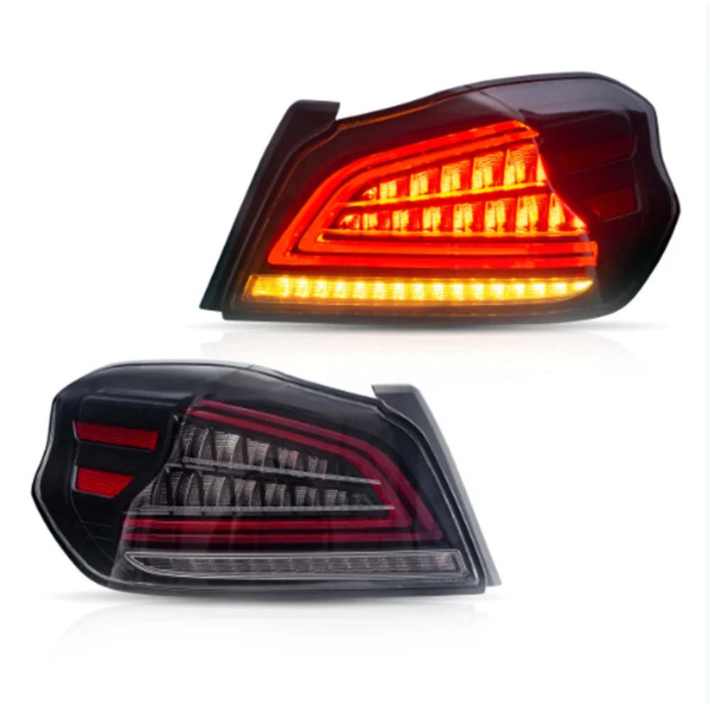 Pair Of Car Tail Light Assembly For Subaru WRX 2013-UP taillight LED Brake Signal light Tuning Parts Car Rear Lamp System