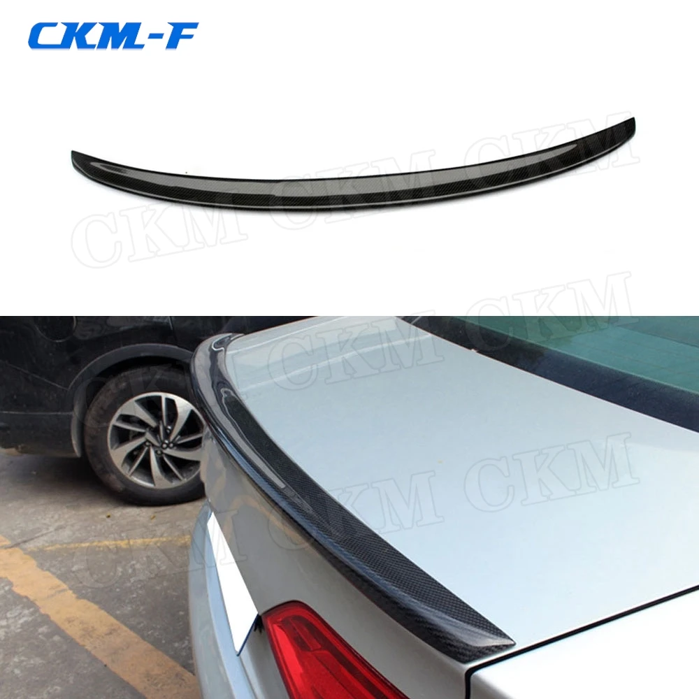 

Carbon Fiber Rear Spoiler Boot Trunk Duck Wings for Audi A4 B8.5 Sedan 2013-2016 S4 Style Spoiler