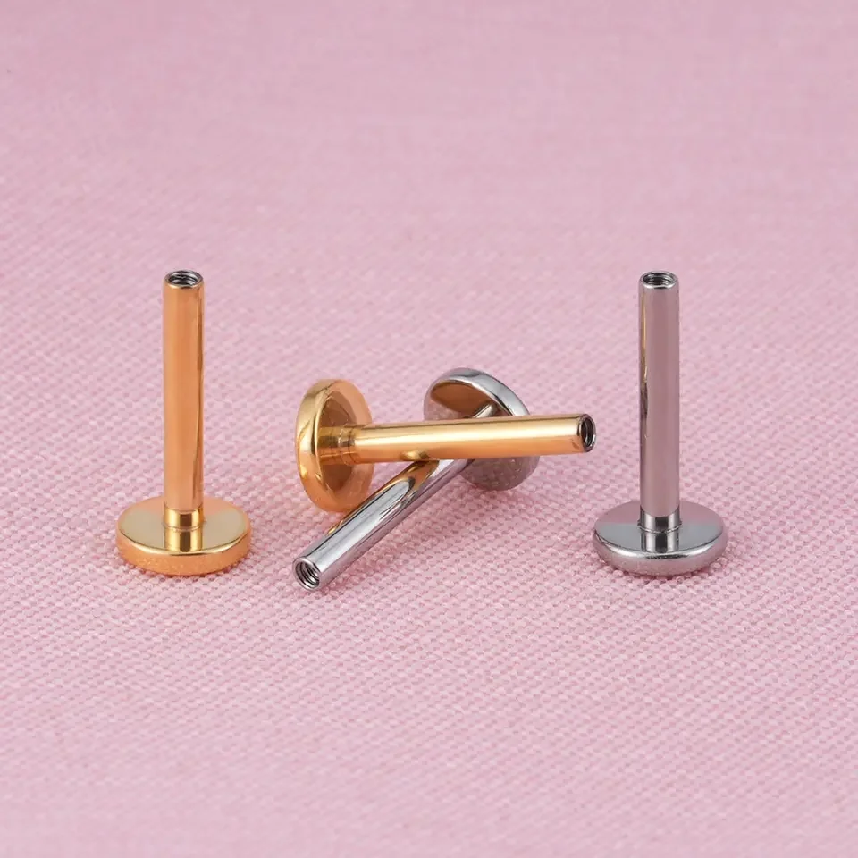 Коннер-Стерлингового-Серебра-925-пробы-Золото-Серебро-16g-12-мм-5-мм-6-мм-8-мм-Резьбовой-диск-с-плоской-задней-частью-Губная-серьга-Шпилька-для-пирсинга-1-шт-1-пара