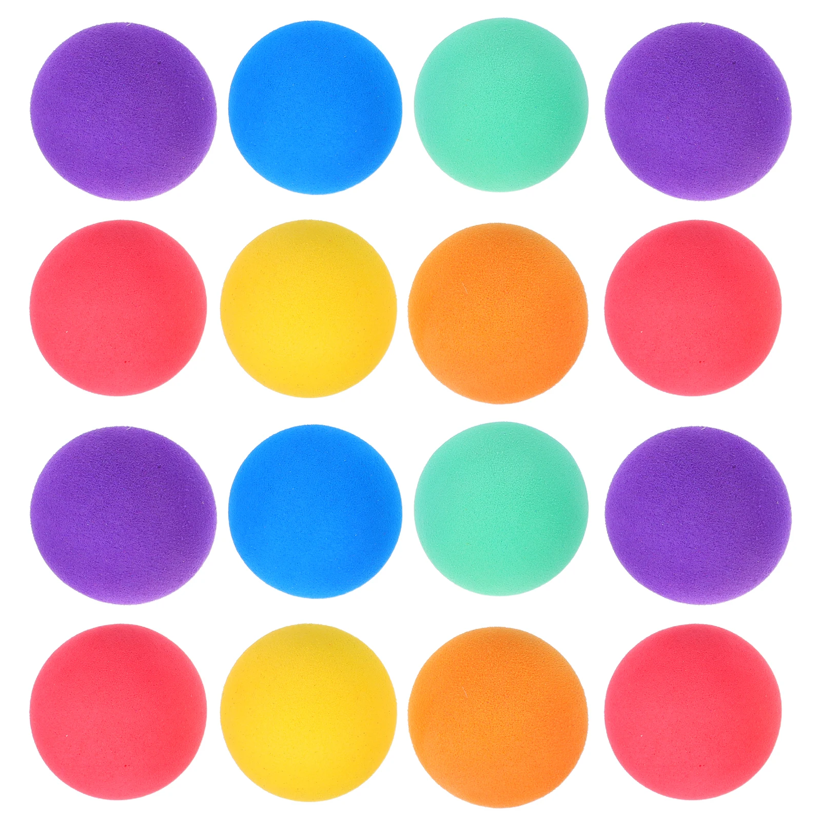 24 pçs bolas de esponja eva macio alívio do estresse brinquedos crianças festa favores mini bolas esportivas ao ar livre criança coloful relaxar