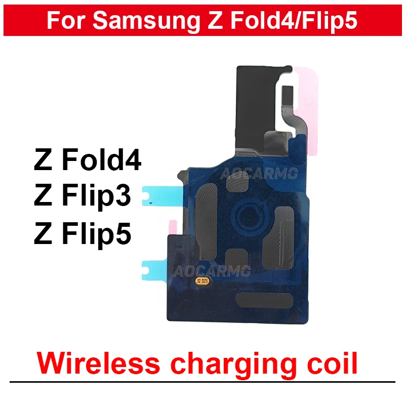 For Samsung Galaxy Z Fold 4 Z Flip 3 Flip5 F711 F731 Fold4 SM-F936 Wireless Charging Induction Coil NFC Module Flex Cable Repair