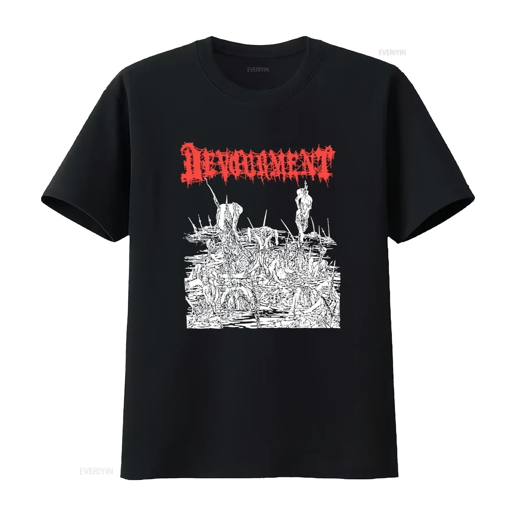 Devourment T Shirt Medium Rare Cannibal Corpse Death Metal Design  vintage Washed homme designer clothes Stretched streetwear