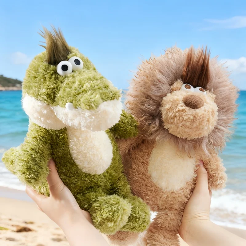 

Кавайная плюшевая подушка с животными-лев, пингвин, орангутанг, милая змея, мягкая подушка для маленьких девочек, подарок на день рождения, фестиваль, декор