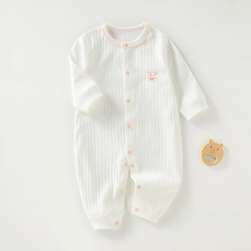 Baby Onesie Spring and Autumn Baby Boy Newborn Long Sleeve Climbing Clothes Infant Baby Pajamas Pure Cotton Baby Clothes