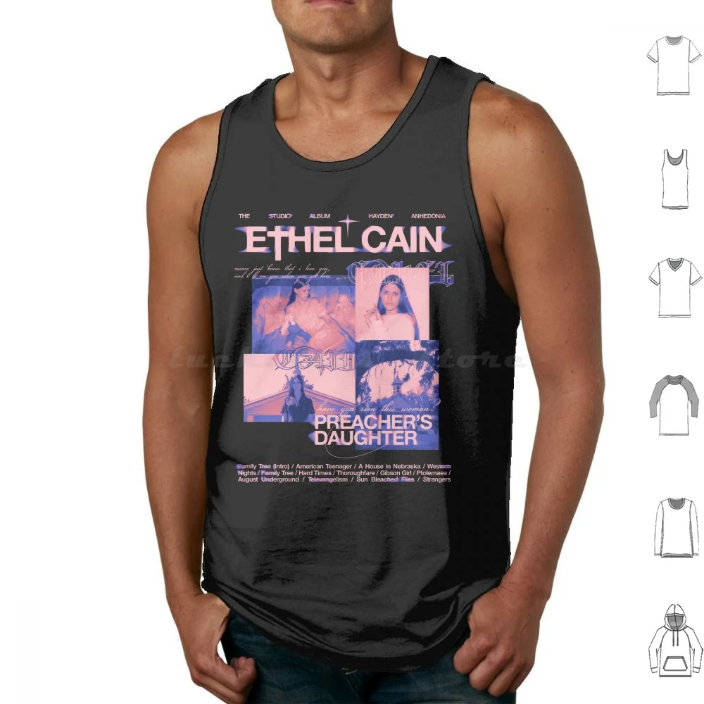 Ethel Cain The Studio Album Preacher's Daughter Tank Tops Vest Sleeveless Ethel Cain Preachers Daughter Preachers