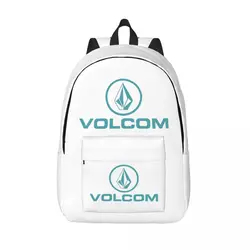 Volcoms Logo Backpack for Men Women Fashion Student Business Daypack Laptop Computer Canvas Bags Sports