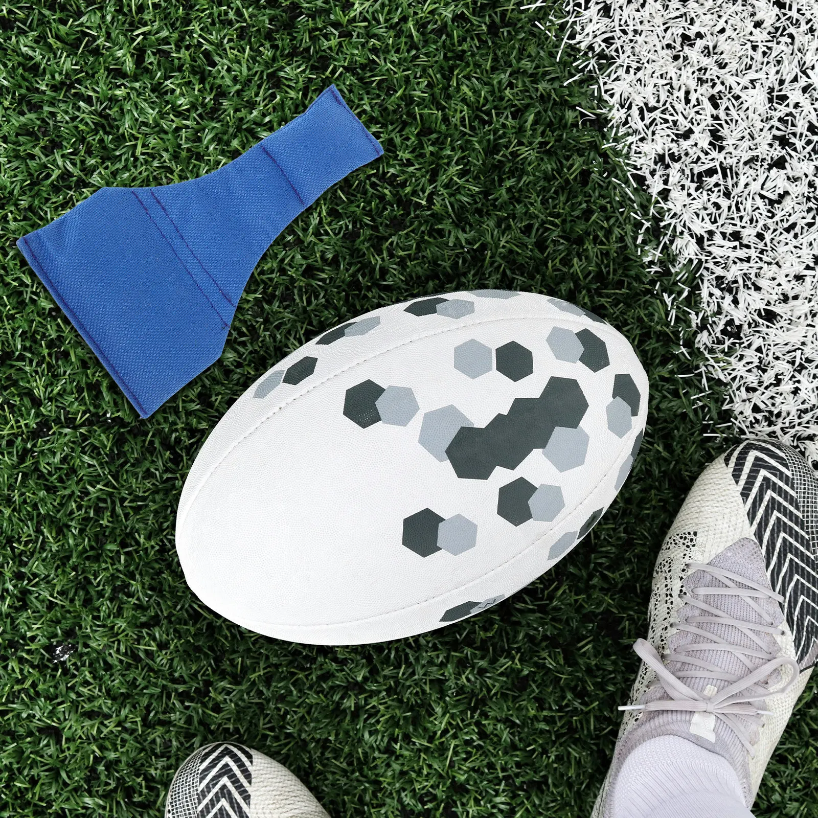 

2Pcs Football Referee Bean Bag Long Neck Nylon Lightweight Throw Bag Soccer Officials Football Match Gear Pouch for Bean