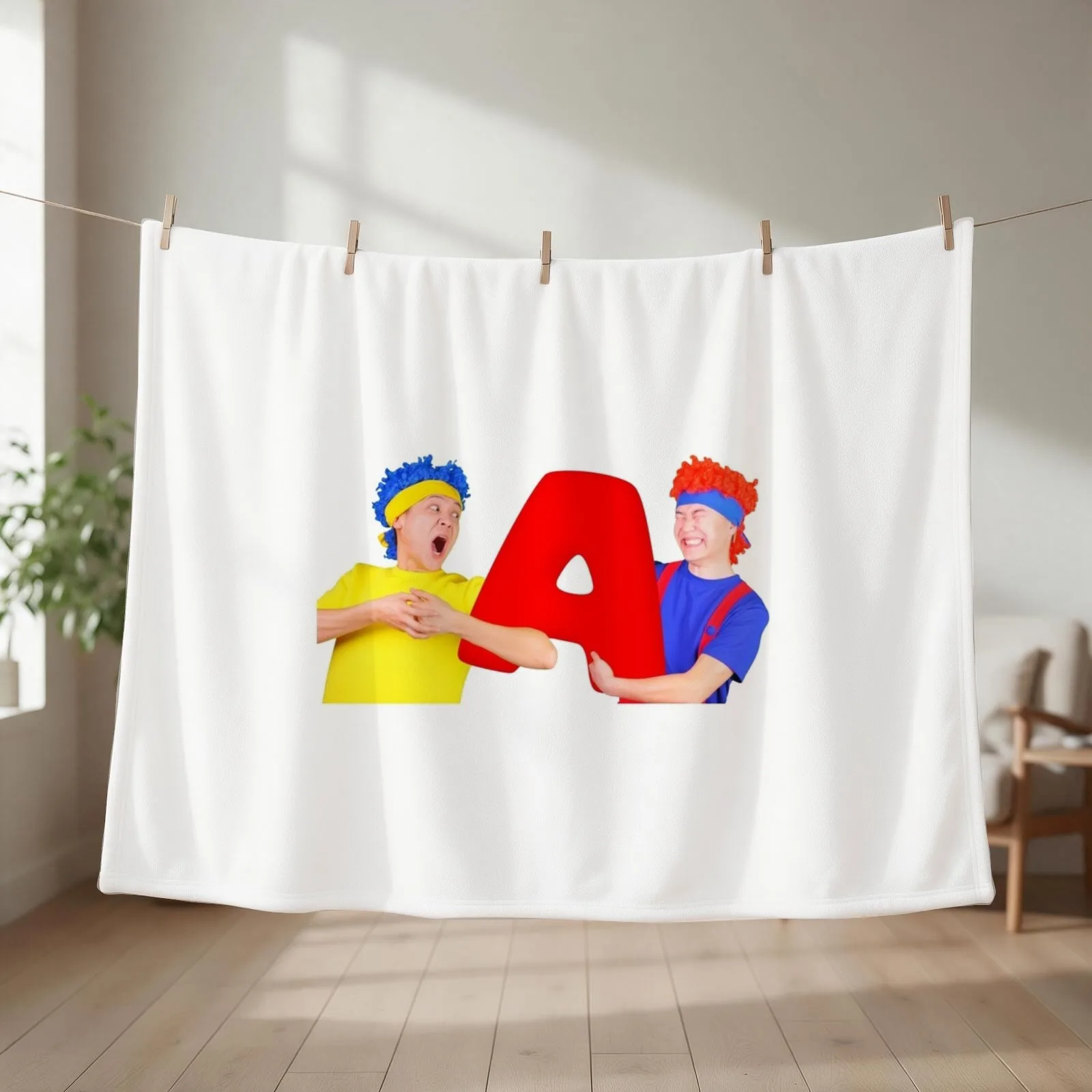 Official D Billions Throw Blanket couch cozy soft plush fuzzy picnic outdoor blanket