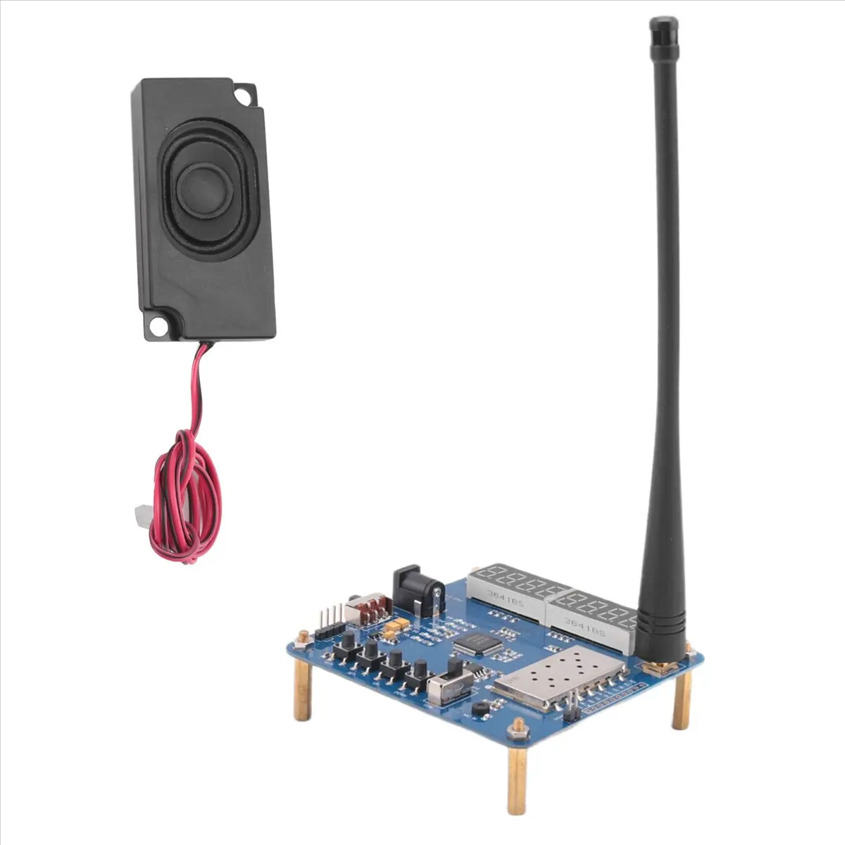 module-d'interphone-a40i-kit-de-carte-demo-module-talkie-walkie-uhf-sa818s-haut-parleurs-antennes-a-tige-droite-400-480mh