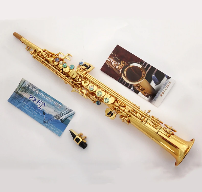 Hotsale Saxophone LMS-500S professional Straight Chinese good quality sax Wind Instrument Soprano Saxophone