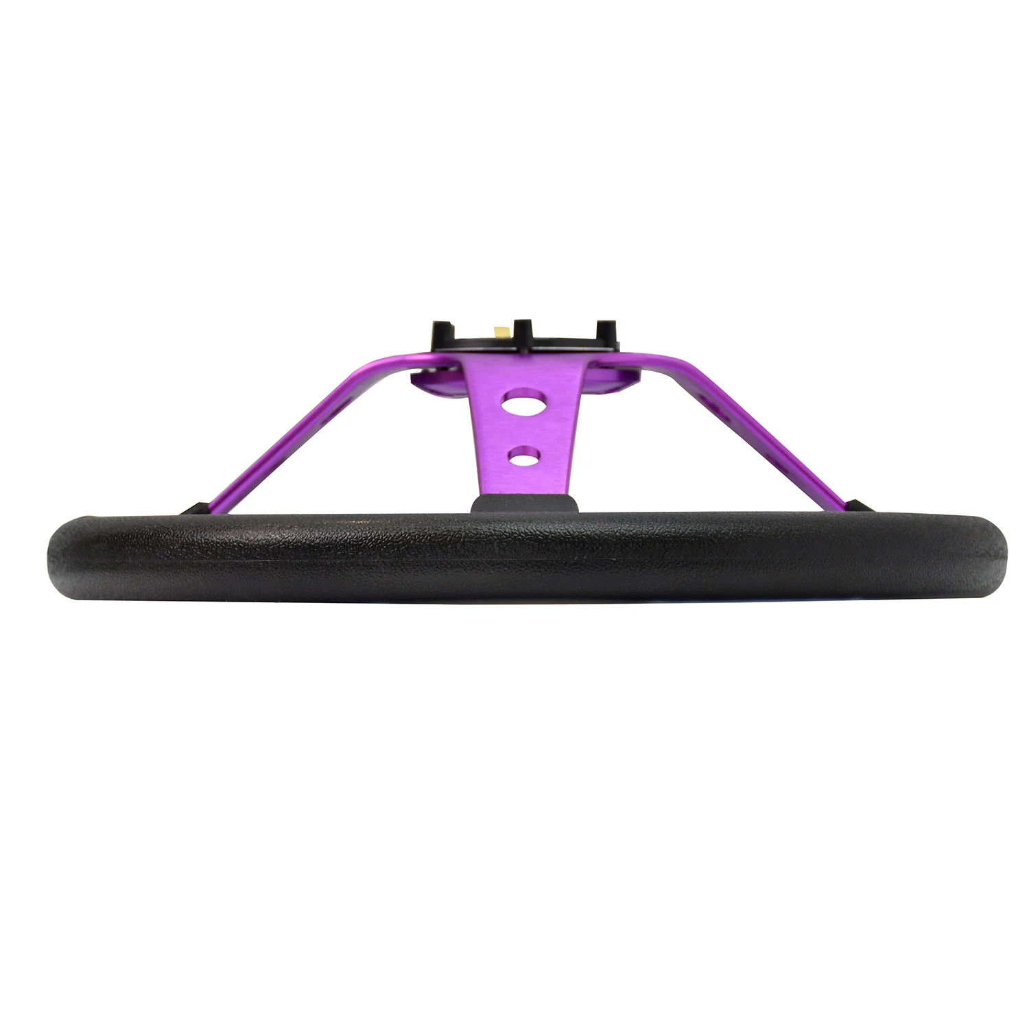 Tiypeor Universal PU Material 14inch 350mm Electroplating Bracket Steering Wheel for Car Volante