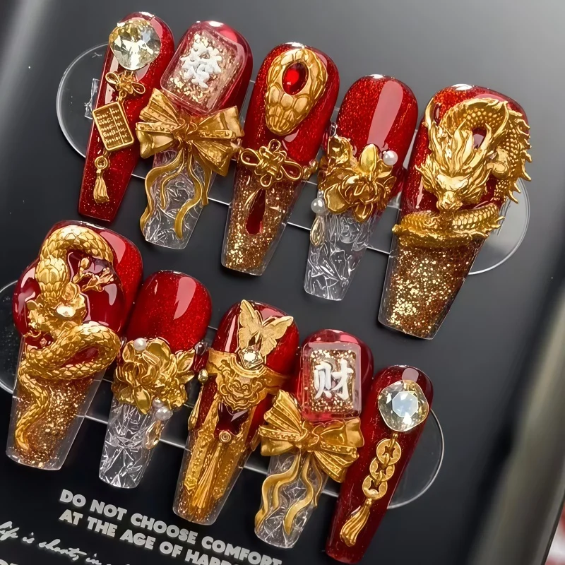 Neue Dominant Dragon King Nagelkunst-Form 3D Silikon Professionelles Nagelstudio-Dekorationswerkzeug für Nageldesign – Detail 2