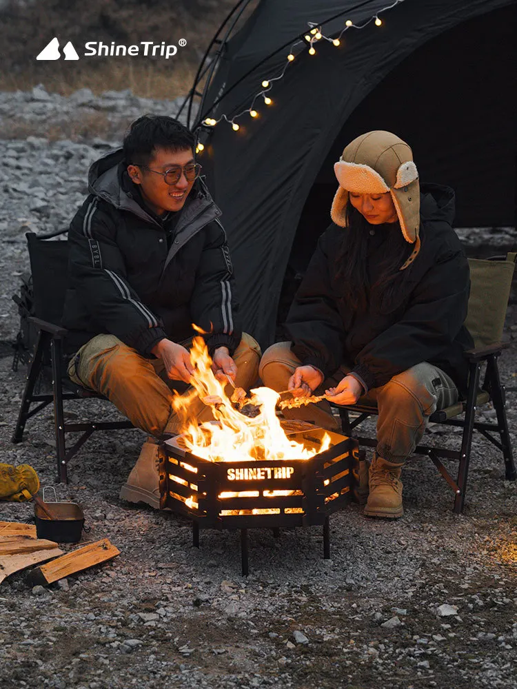 

Открытый съемный высокотемпературный гриль из углеродистой стали, нержавеющей стали, сетка для кемпинга, пожарная печь, трансграничная, хит продаж