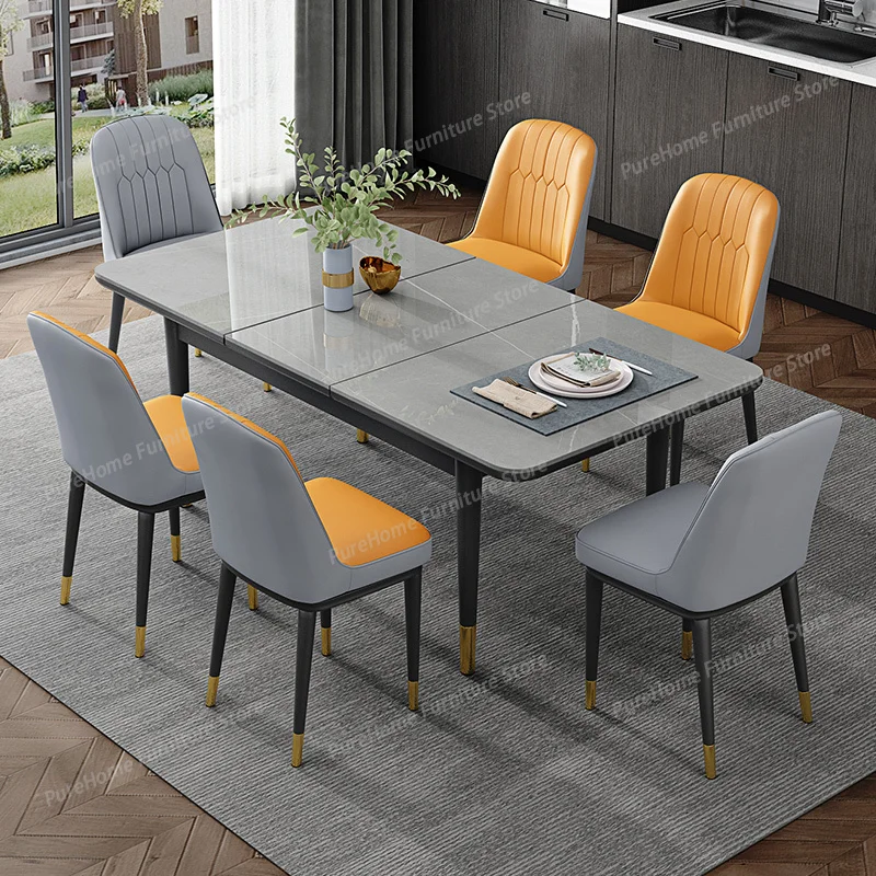 Dining Table Centerpiece Midcentury Sculptural Modern Form Brushed Veneer Surface Finish Elegant Classic Dining Room