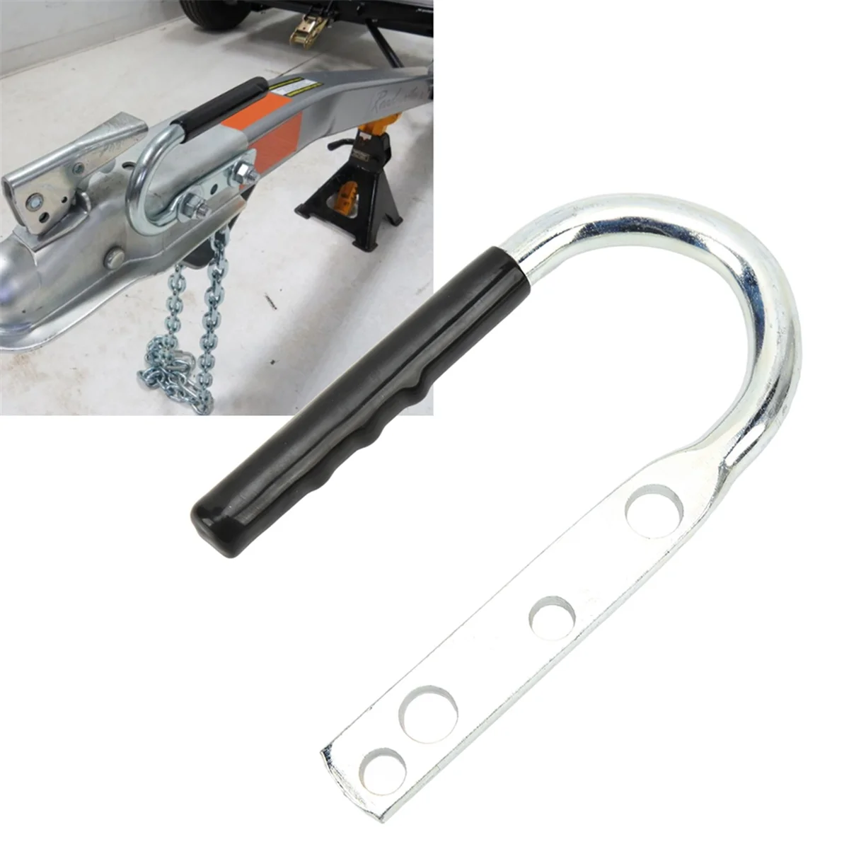 Tirador de acoplador de remolque Y31A, mango de mano de 2x3 pulgadas, mango de elevación, conector fuerte para campistas, vehículos de construcción, remolque, camión RV