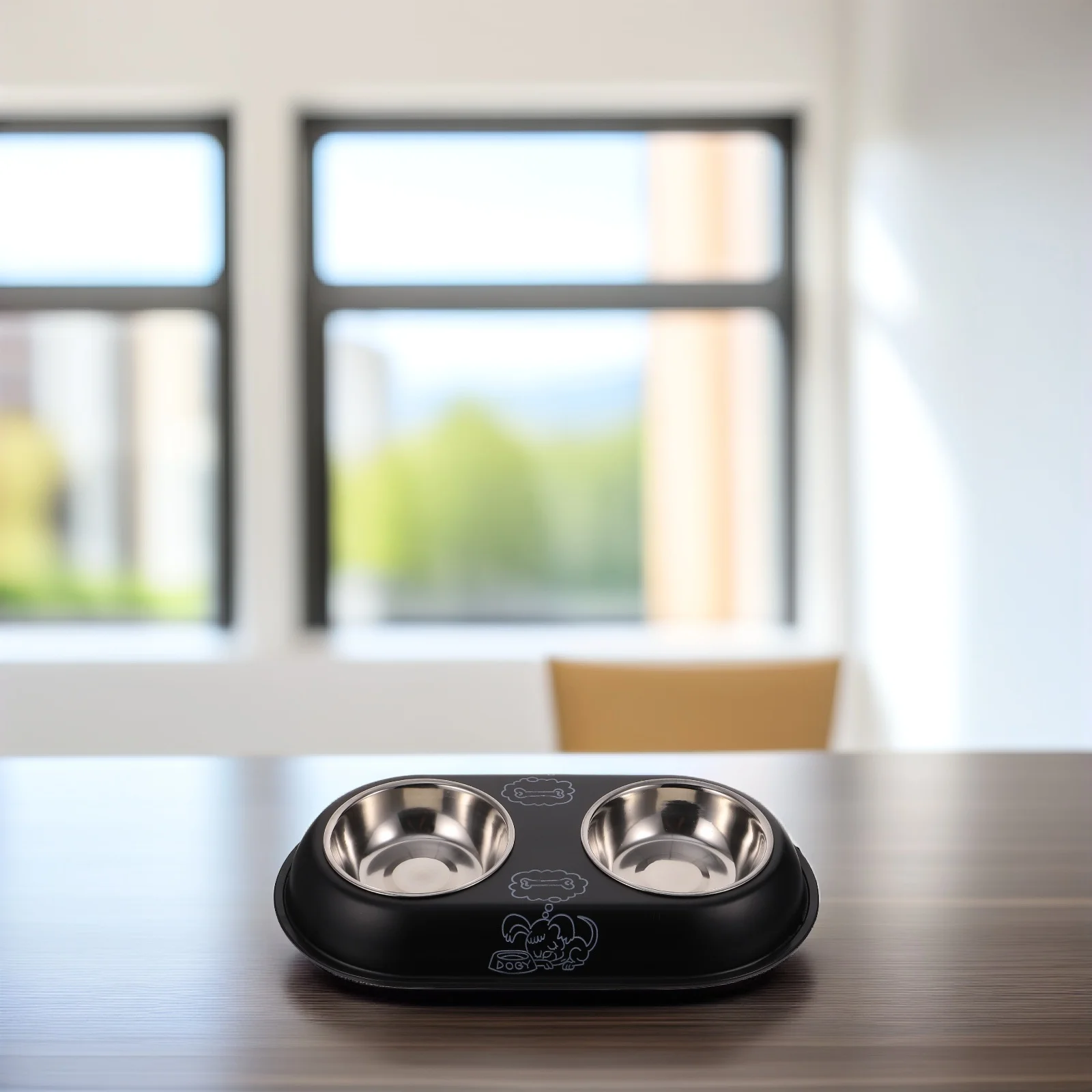 

Anti-Slip Pet Bowl Dish Detachable Dog Cat Feeding Bowl Water Food Container Durable Puppy Kitten Feeder Dish