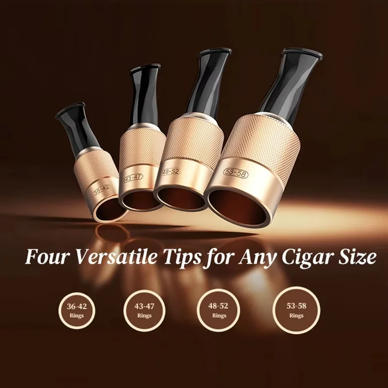 Luxury Gift Set - Een set van vier sigarenmondstukken, een
