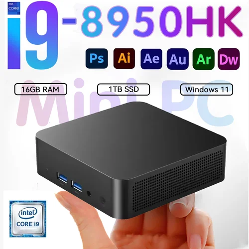 2025 Venta Caliente Mini Pc Intel Core I9 Windows 11 Mini