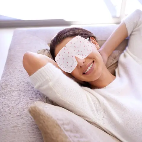 5Pcs Steam Eye Masks Hot Compress Patches Relaxing Eye Care Disposable Practical Gift for Friends Hot Compress Masks