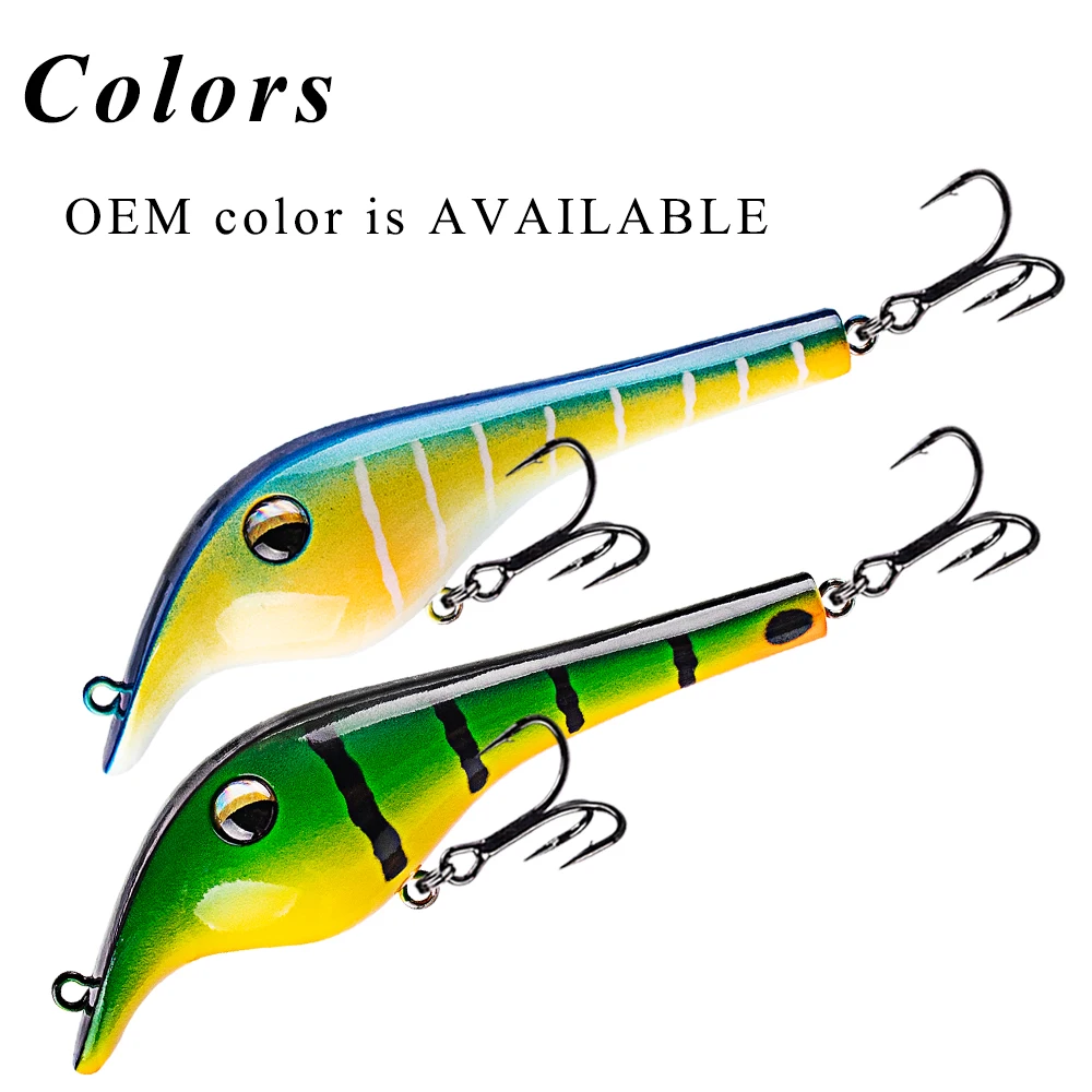 Chan's Huang 9CM Mini Sinking Jerkbait Angelköder Wobbler Schwimmender kleiner künstlicher harter Babyköder Hecht Moschus Killer Tackle – Detail 6