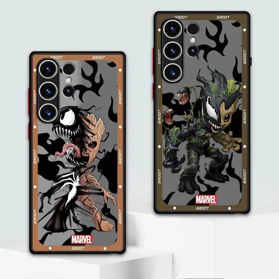 Marvel Groot Phone Case for Samsung Galaxy A16 5G A71 A51 A31 A70 A30 A05 A50 A06 Note 20 10 Plus 9 8 Matte Cover