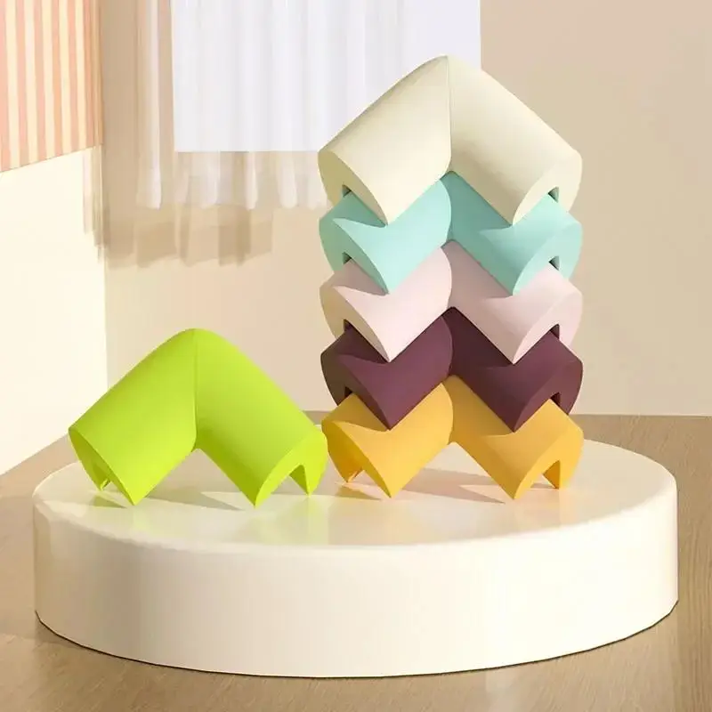 

4pcs Child Baby Safety Colorful Protector Strip Soft Edge Table Corners Protection Guards Cover Toddler Infant Anticollision
