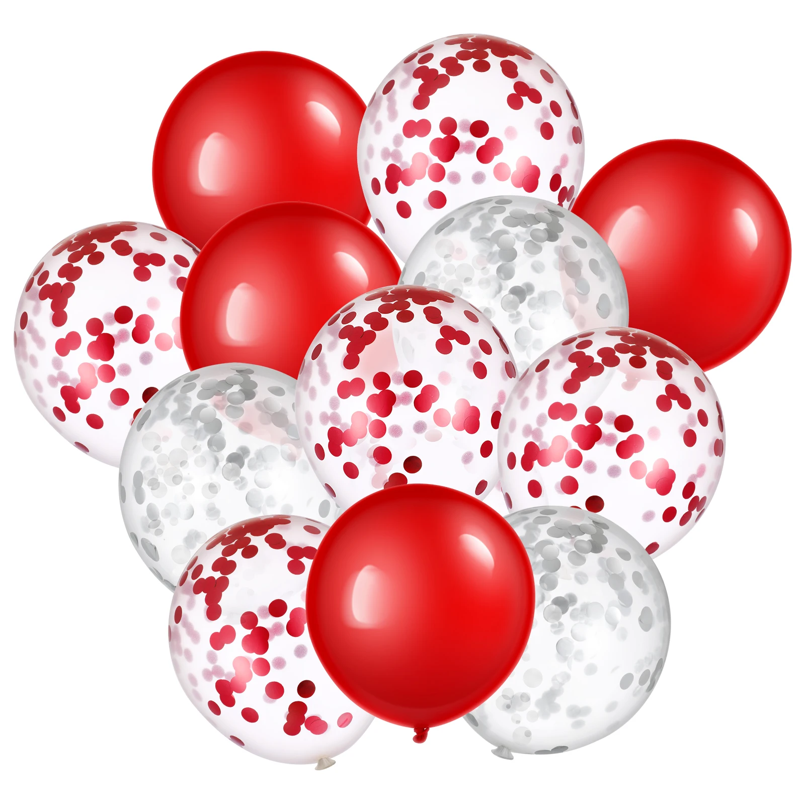 

TOYANDONA 40pcs 12 Inch Latex Balloons Sets Shining Decor Balloons Sets for Party Gathering Birthday