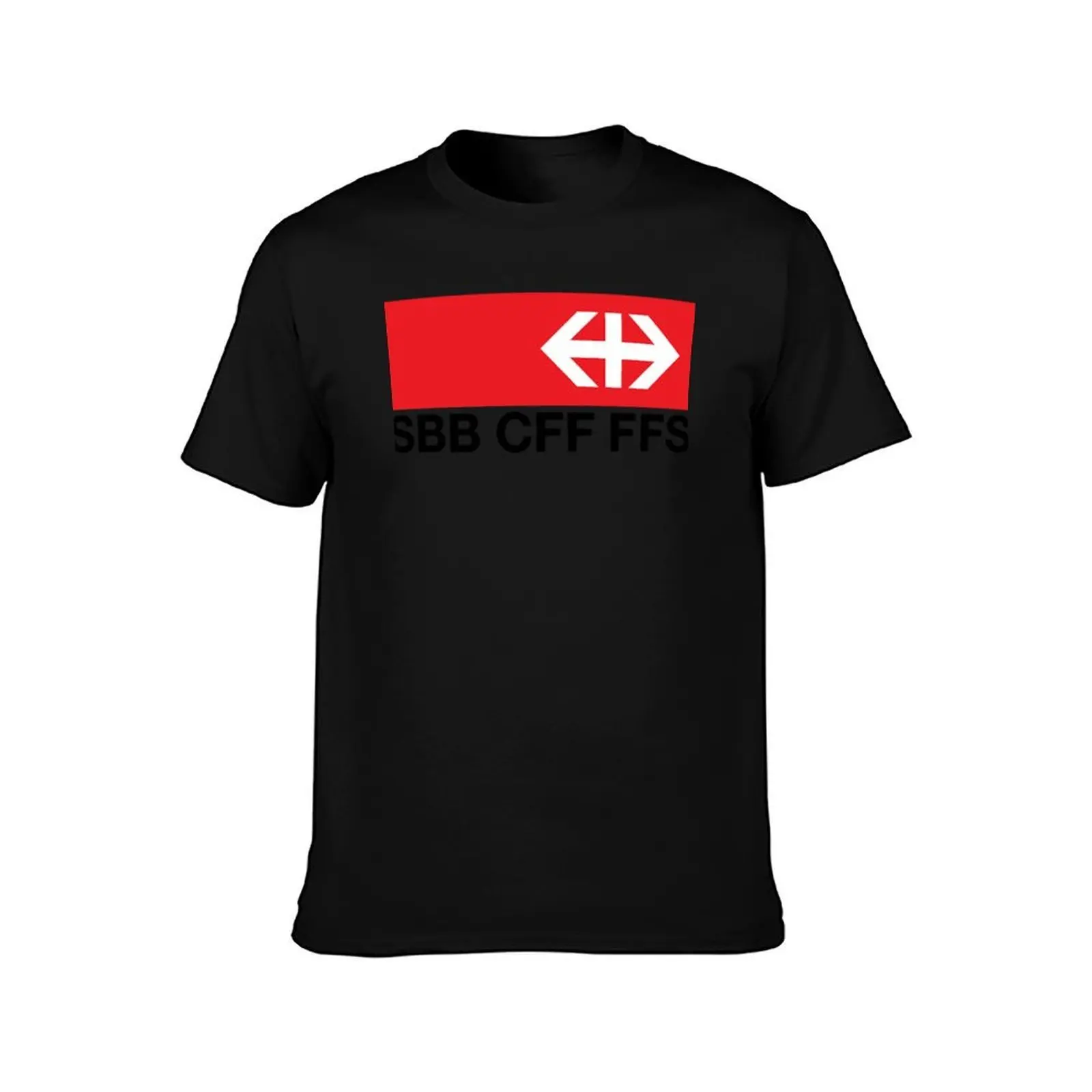 Swiss Federal Railways (SBB-CFF-FFS) Logo T-Shirt Holiday Casual Short Sleeve Top T-Shirt
