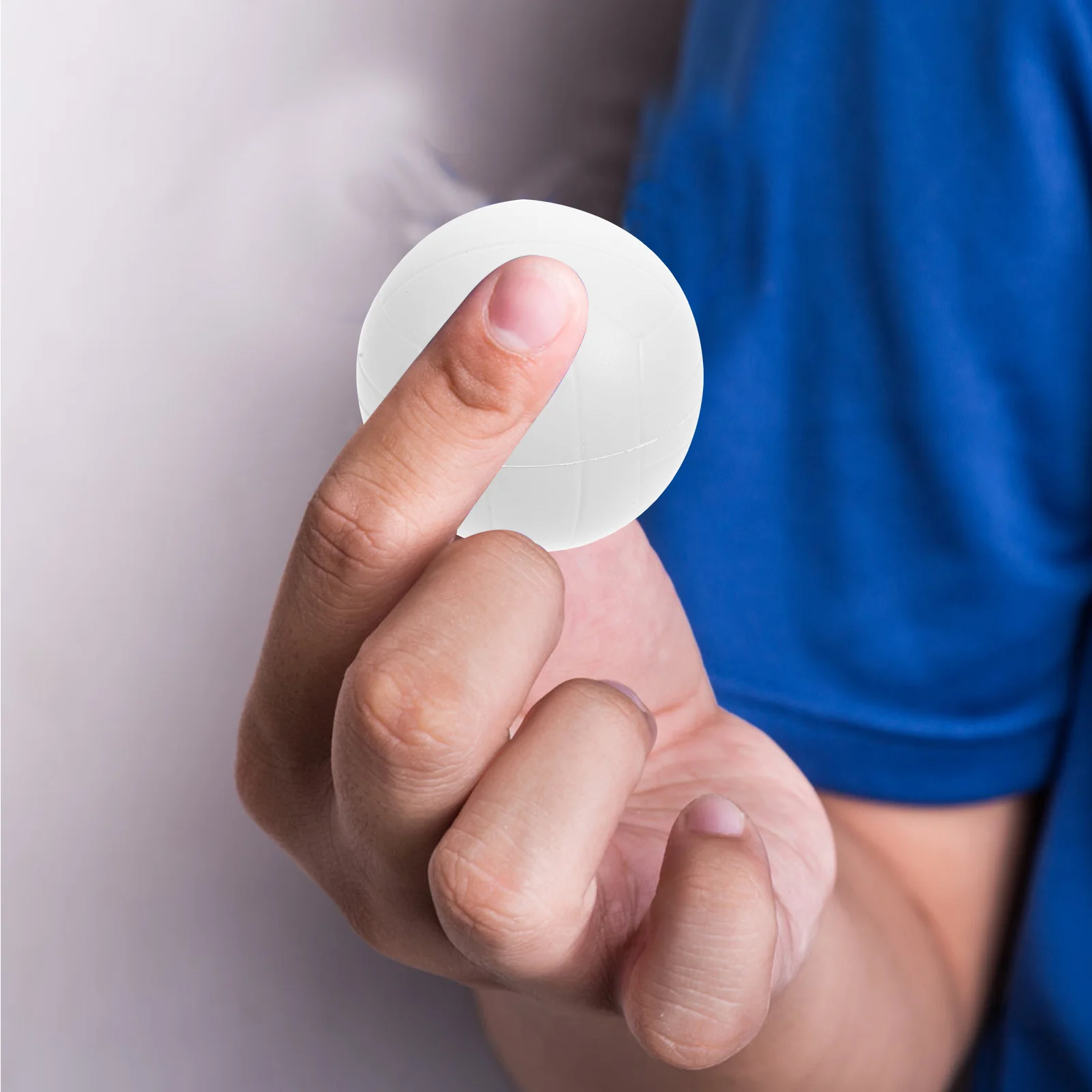 12 قطعة الكرة الطائرة الطرف الديكور الإجهاد بولي Foam رغوة بيضاء صغيرة الكرة الطائرة لعبة لتخفيف الضغط هدية عيد ميلاد الحسية والضغط