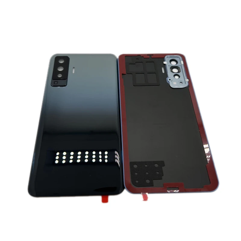 Back Glass for Vivo, Battery Cover, Rear Housing Door, Case with Camera Lens, X50, 5G, V2001A, 2005