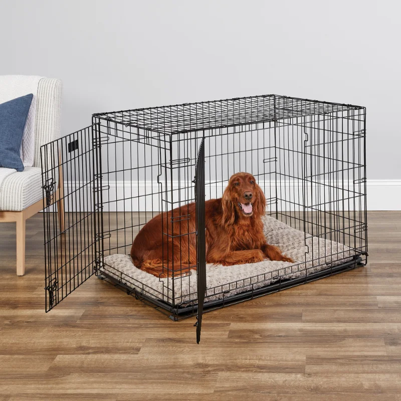 Indoor and outdoor general factory wholesale wire dog cage with tray house dog cage