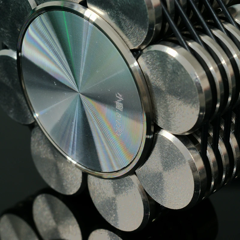 304 Edelstahl Metall Vinyl Schallplatte Gewichts stabilisator Scheibe symmetrische Klemme für Plattenspieler LP Plattenspieler Zubehör