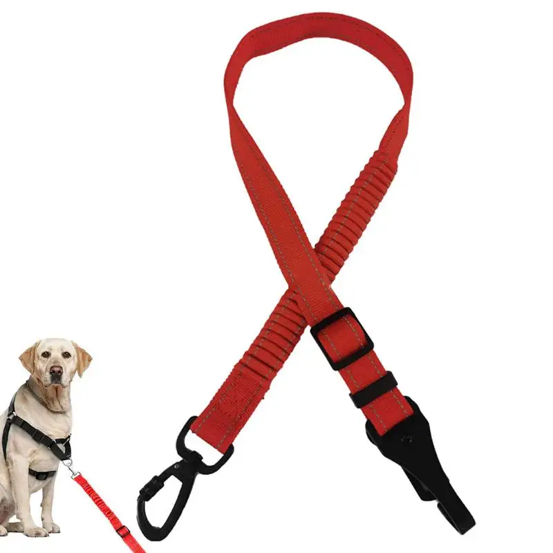 Pet araba emniyet kemeri naylon kurşun tasma arka koltukta Pet ürünleri araba emniyet kemeri köpek tasma tampon elastik yansıtıcı güvenlik sürüş ile