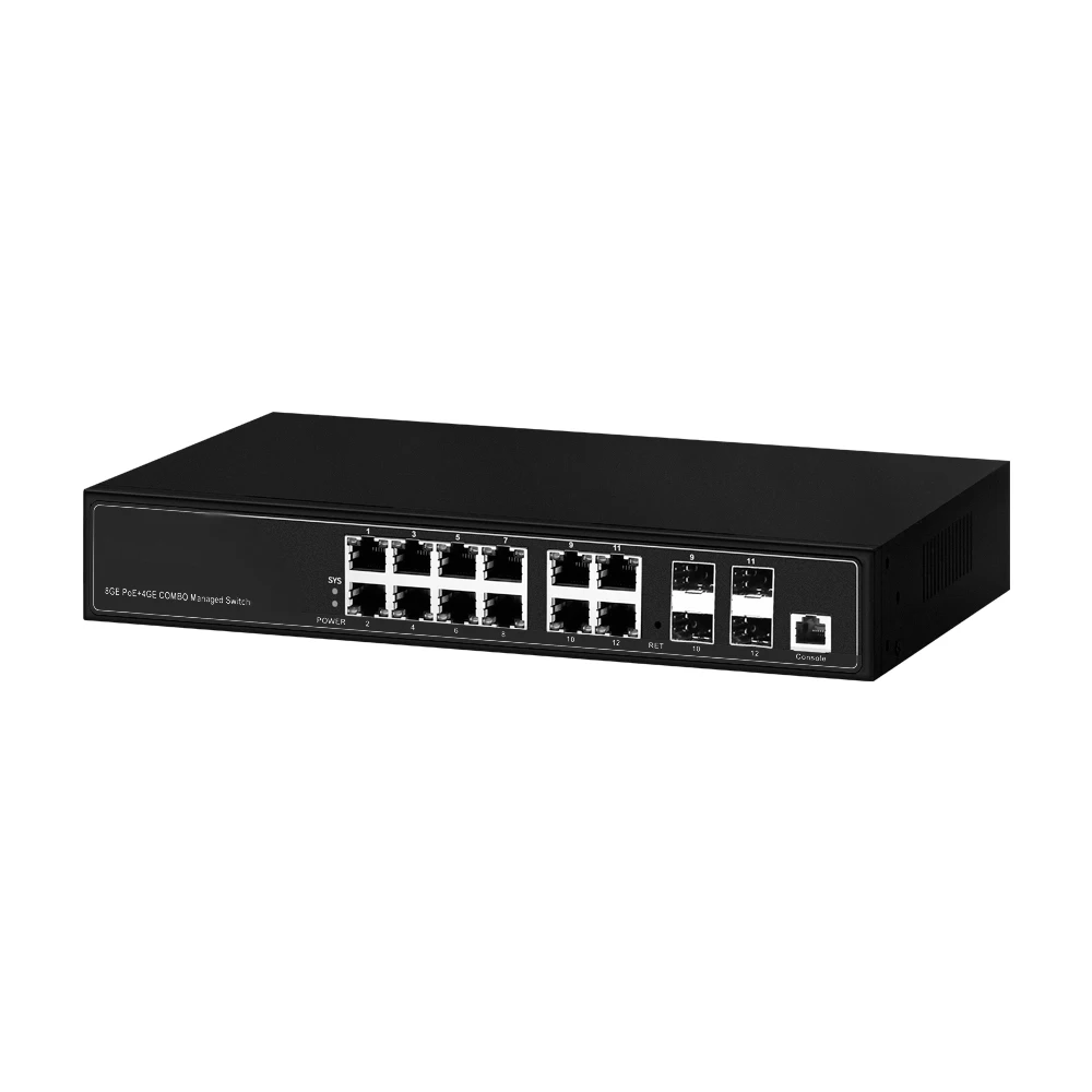 Imagem -04 - Poe ou Não l2 Switch com Combo Todos os Gigabit Portas