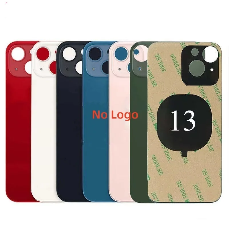 Image of Rückglas für iPhone 13 Mini-13 Rückabdeckung Glas Schneller Austausch Gehäuse Batterieabdeckung Großes Loch Rückglas mit Klebstoff