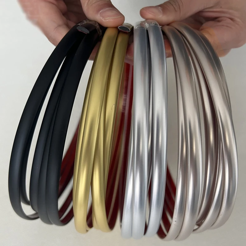 

Self Adhesive Seam Strip PVC Line Wall Fabric Matte Glossy Edge Strip Wall Panel Decorative Strip Waist Line Frame Wall Bead
