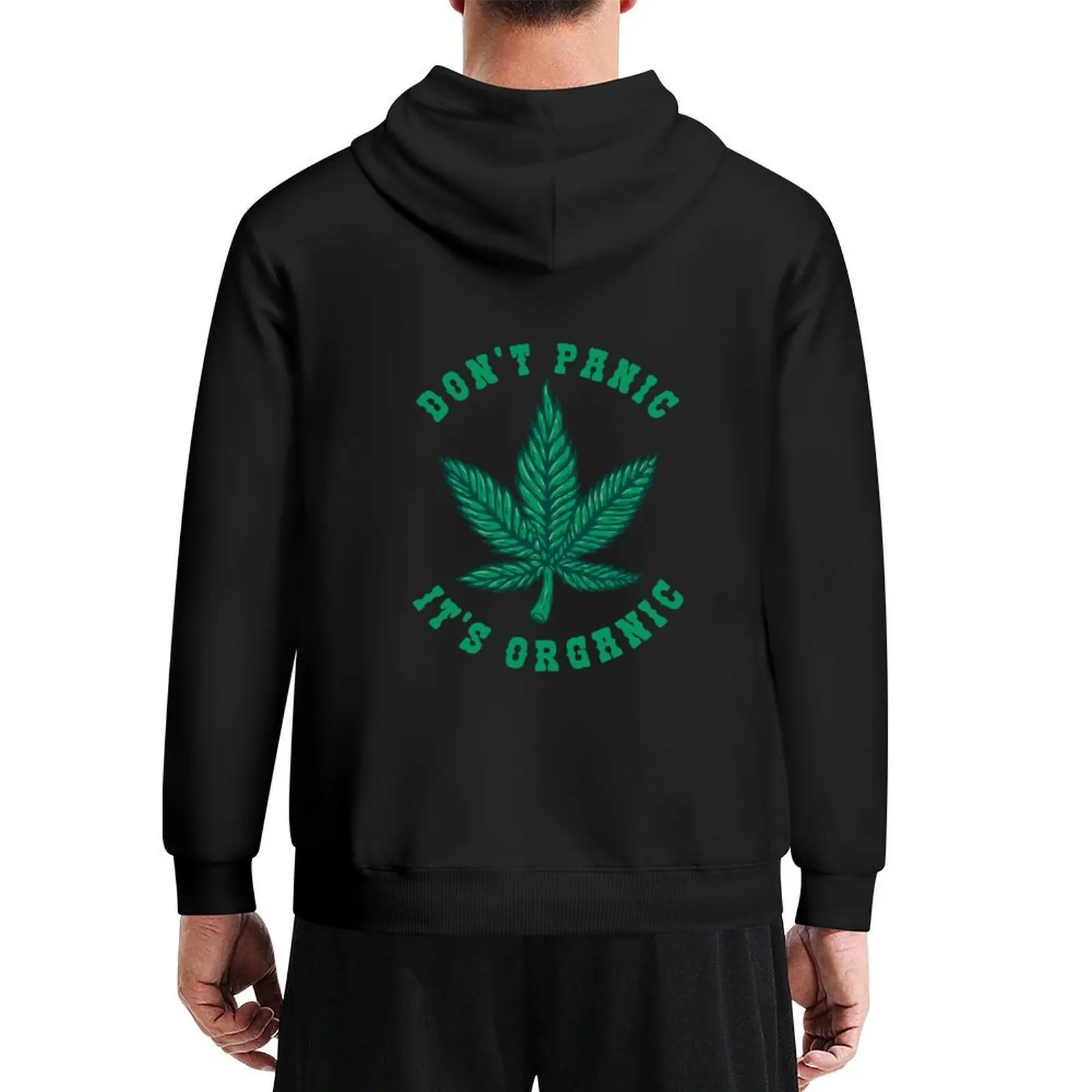 

Dont panic its organic Hoodie mens clothing graphic t shirts men men's winter sweater clothes for men man hoodie