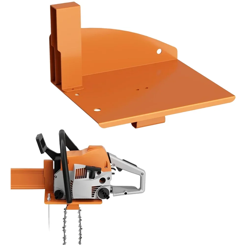Garage Tool Storage Chainsaw Mount Holder Garage Storage Black Multifunctional Wall Mount Holder Workshop Accessory