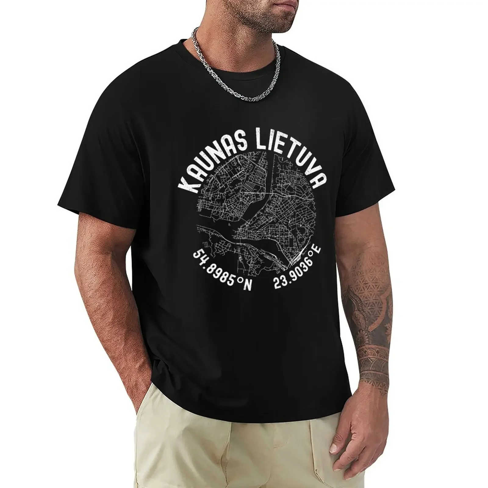 Kaunas City Map green - Lithuania - Lietuva T-Shirt customizeds cheap stuff t shirts for men pack