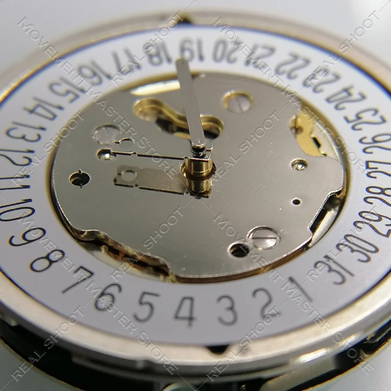 حركة روندا 5021.D سويسرية جديدة 5021D ماكينة ذهبية/بيضاء حركة 5 دبوس، ملحقات الساعة