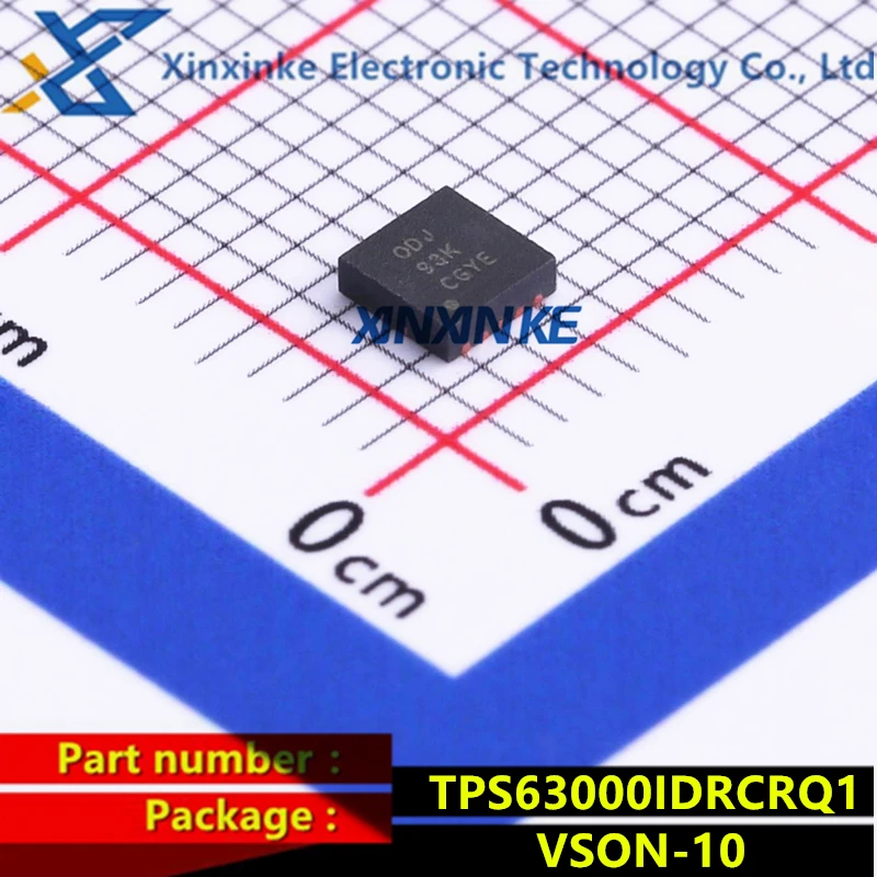 

TPS63000IDRCRQ1 VSON-10 Mark: ODJ Switching Voltage Regulators Auto Cat 96% Buck- Boost Converter Power Management ICs