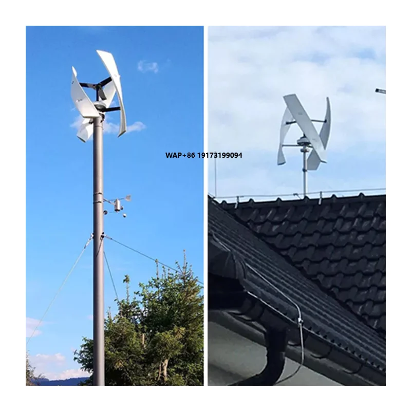 Hurtowy generator wiatrowy z niskim obrotem, o przepływach osiowych, bezrdzeniowy, z magnesami trwałymi, 5 kW do turbiny wiatrowej