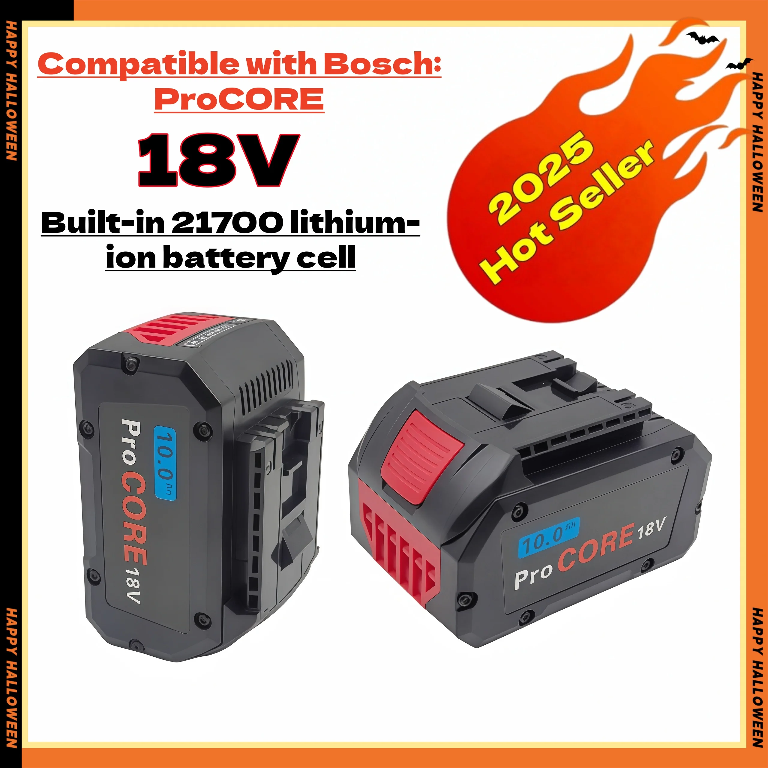 인기 있는 18V-10.0Ah ProCORE 교체 배터리, 보쉬 18V 프로페셔널 시스템 무선 공구 BAT609, BAT618과 호환