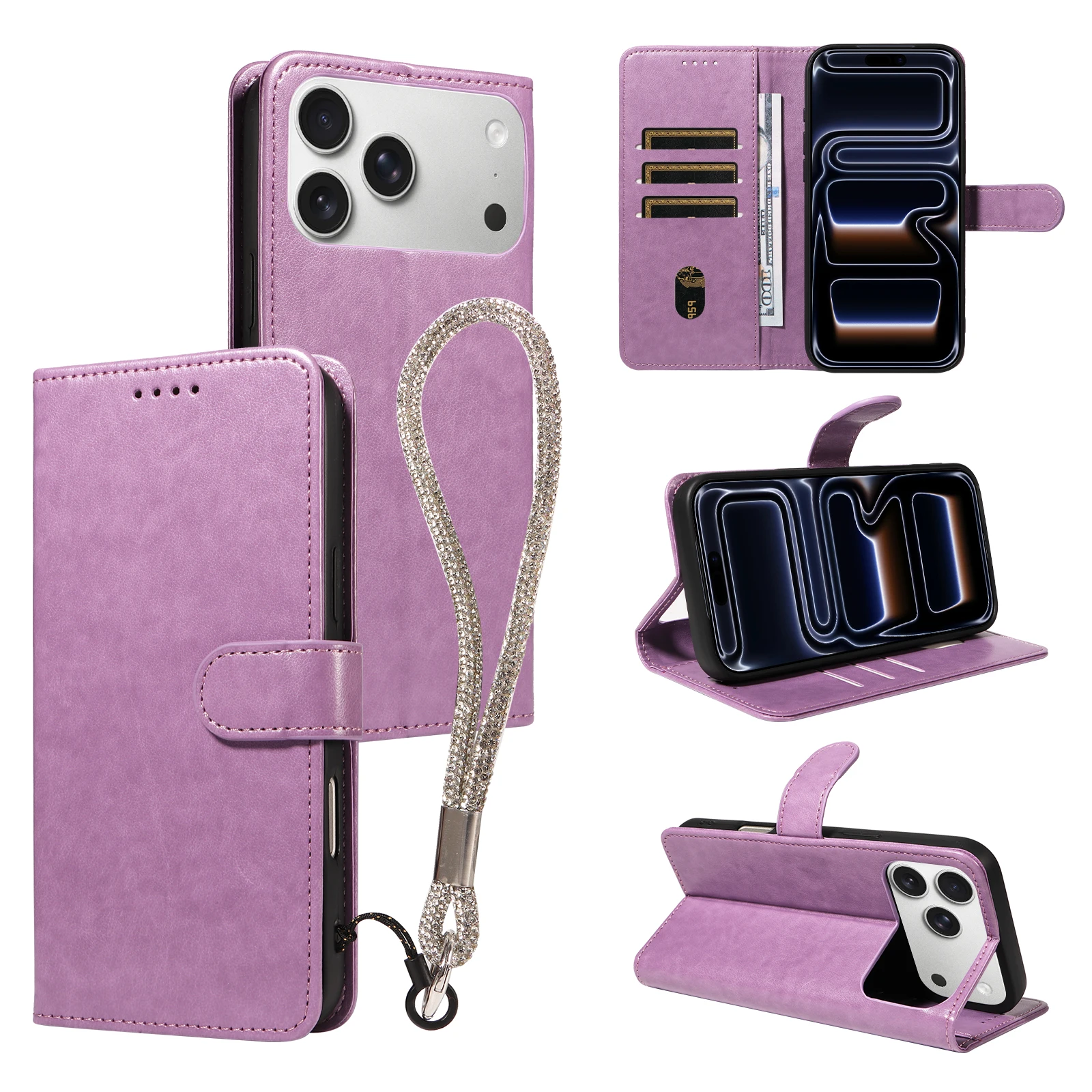 Leder Handyhülle für Samsung Galaxy A06 A16 A26 A36 A56 A12 A13 A14 A15 A21S A22 A32 A34 A54 A07 A17 M36 XCOVER7 Pro Cover