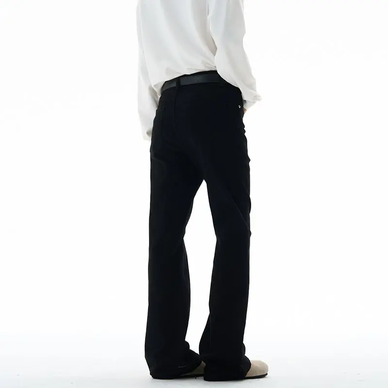 أزياء الرجال خمر ديسكو متوهج السراويل الصلبة تمتد سليم صالح السراويل الهبي نمط عارضة واسعة الساق السراويل الذكور الشارع الشهير #5