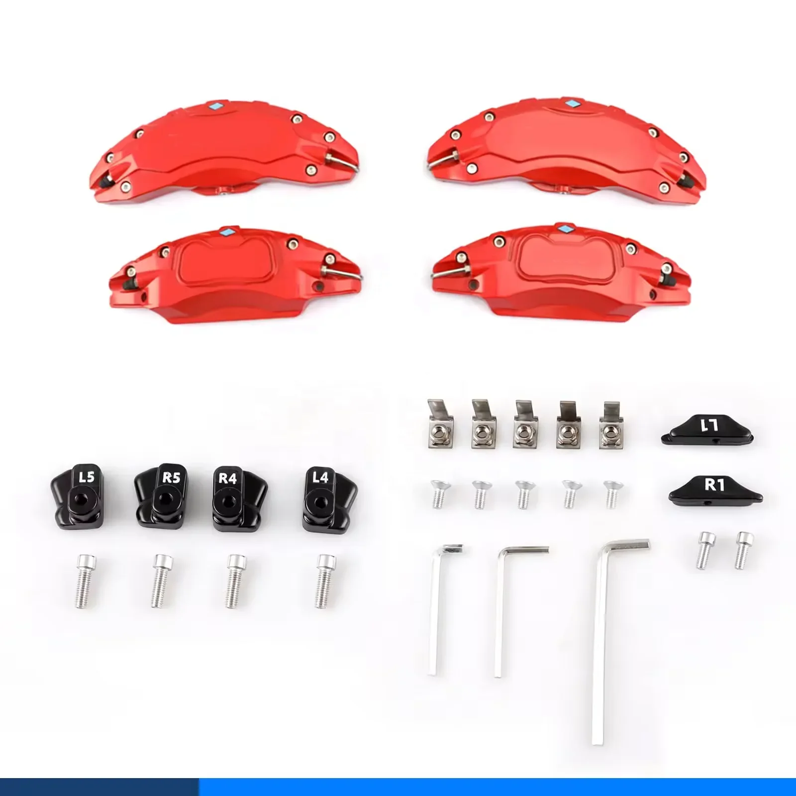 Hot Sell 4pcs Aluminum Brake Caliper Covers For  Model Y Car Body Kit Protector Auto Parts